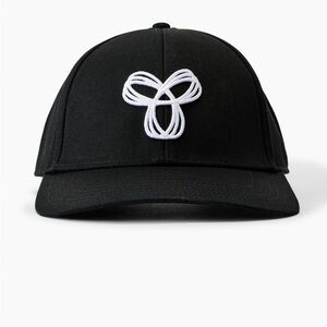 Aritzia TNA Shortstop baseball cap green cotton twill embroidered Spiro graphic